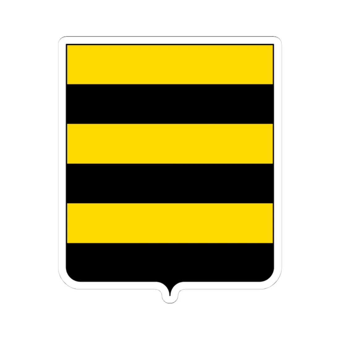 Coat of arms of the House of Gonzaga 1328-1389 (Italy) (Coat of Arms) STICKER Vinyl Kiss-Cut Decal 4 Inch White - The Sticker Space