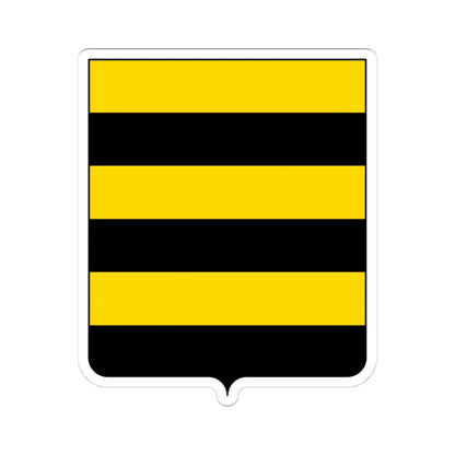 Coat of arms of the House of Gonzaga 1328-1389 (Italy) (Coat of Arms) STICKER Vinyl Kiss-Cut Decal 4 Inch White - The Sticker Space