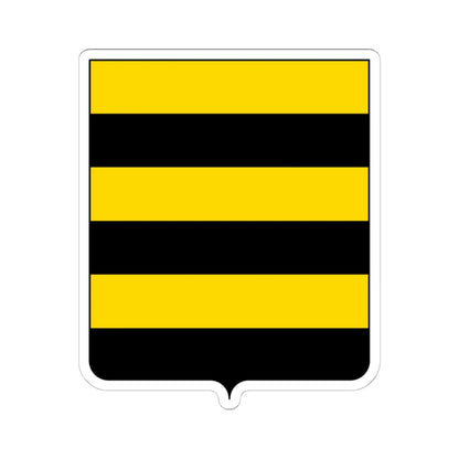 Coat of arms of the House of Gonzaga 1328-1389 (Italy) (Coat of Arms) STICKER Vinyl Kiss-Cut Decal 6 Inch White - The Sticker Space