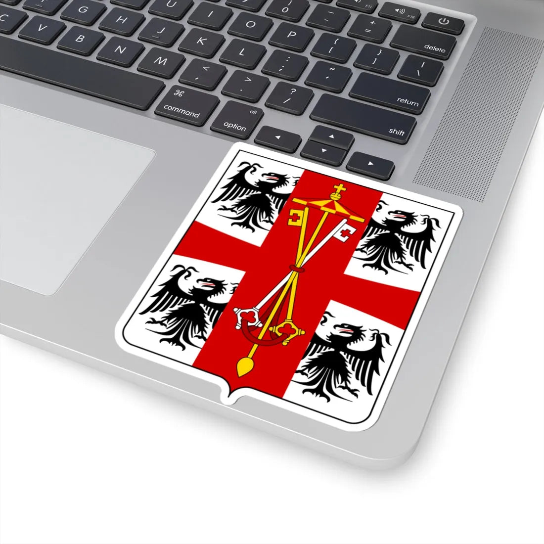 Coat of arms of the House of Gonzaga 1510 (Italy) (Coat of Arms) STICKER Vinyl Kiss-Cut Decal - The Sticker Space