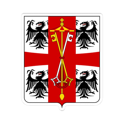 Coat of arms of the House of Gonzaga 1510 (Italy) (Coat of Arms) STICKER Vinyl Kiss-Cut Decal - The Sticker Space