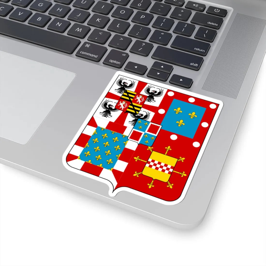 Coat of arms of the House of Gonzaga 1565 (Italy) (Coat of Arms) STICKER Vinyl Kiss-Cut Decal - The Sticker Space