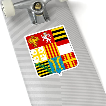 Coat of arms of the House of Gonzaga 1575 - center (Italy) (Coat of Arms) STICKER Vinyl Kiss-Cut Decal - The Sticker Space