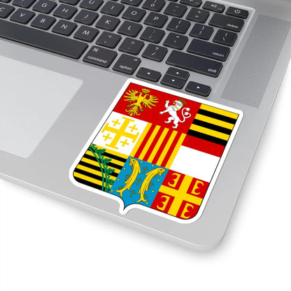 Coat of arms of the House of Gonzaga 1575 - center (Italy) (Coat of Arms) STICKER Vinyl Kiss-Cut Decal - The Sticker Space