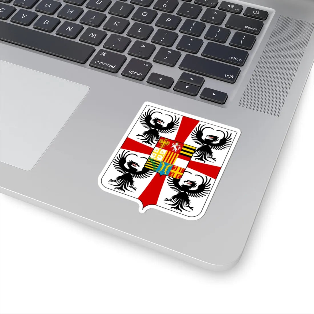 Coat of arms of the House of Gonzaga 1575 (Italy) (Coat of Arms) STICKER Vinyl Kiss-Cut Decal - The Sticker Space