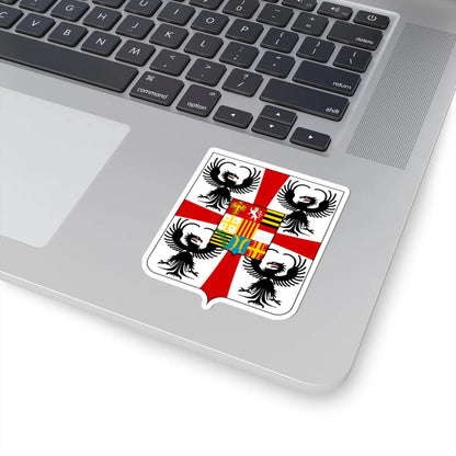 Coat of arms of the House of Gonzaga 1575 (Italy) (Coat of Arms) STICKER Vinyl Kiss-Cut Decal - The Sticker Space