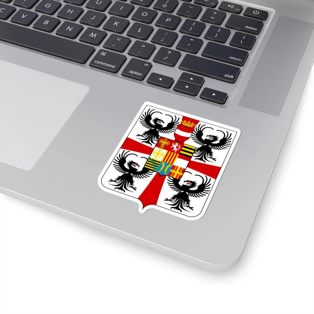 Coat of arms of the House of Gonzaga 1588 (Italy) (Coat of Arms) STICKER Vinyl Kiss-Cut Decal - The Sticker Space