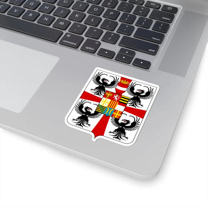 Coat of arms of the House of Gonzaga 1588 (Italy) (Coat of Arms) STICKER Vinyl Kiss-Cut Decal - The Sticker Space