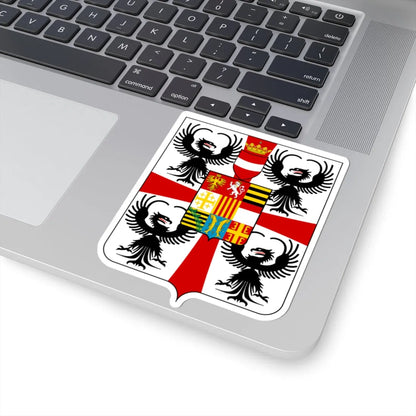 Coat of arms of the House of Gonzaga 1588 (Italy) (Coat of Arms) STICKER Vinyl Kiss-Cut Decal - The Sticker Space