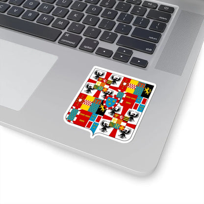 Coat of arms of the House of Gonzaga 1627 (Italy) (Coat of Arms) STICKER Vinyl Kiss-Cut Decal - The Sticker Space