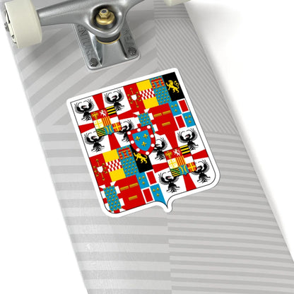 Coat of arms of the House of Gonzaga 1627 (Italy) (Coat of Arms) STICKER Vinyl Kiss-Cut Decal - The Sticker Space