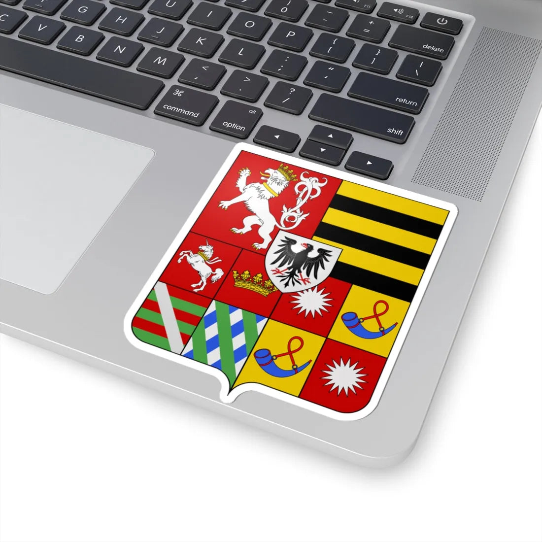 Coat of arms of the House of Gonzaga-Guastalla (Italy) (Coat of Arms) STICKER Vinyl Kiss-Cut Decal - The Sticker Space