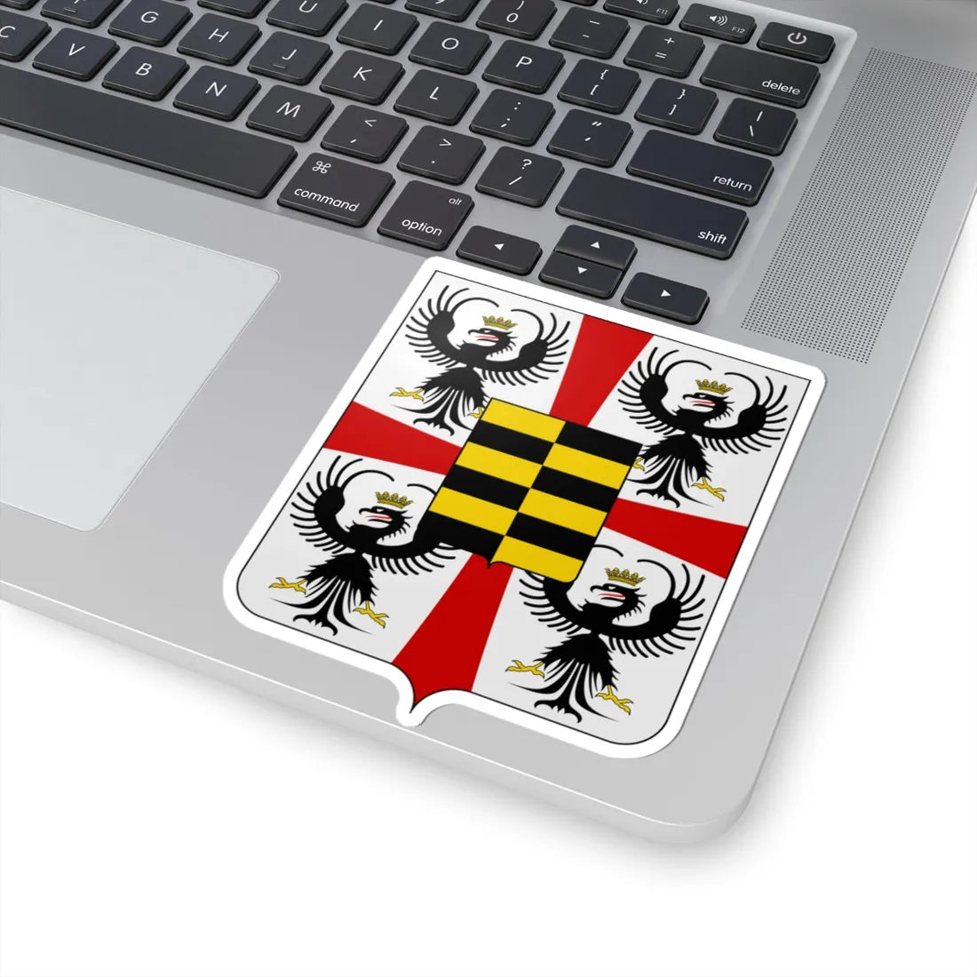 Coat of arms of the House of Gonzaga-Novellara (Italy) (Coat of Arms) STICKER Vinyl Kiss-Cut Decal - The Sticker Space