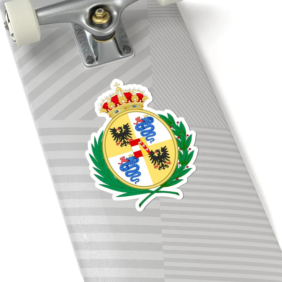 Coat of Arms of the House of Habsburg-Lorraine as Monarch of Milan 1707-1796 (Italy) (Coat of Arms) STICKER Vinyl Kiss-Cut Decal - The Sticker Space