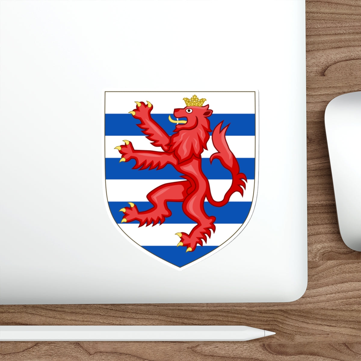 Coat of Arms of the House of Lusignan (Kings of Cyprus) STICKER Vinyl Die-Cut Decal-The Sticker Space