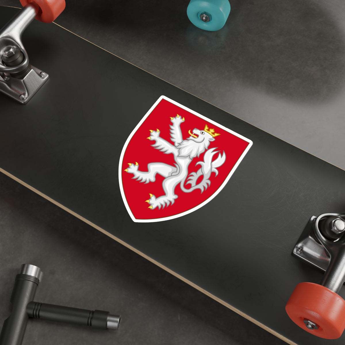 Coat of arms of the House of Luxembourg-Bohemia STICKER Vinyl Die-Cut Decal-The Sticker Space