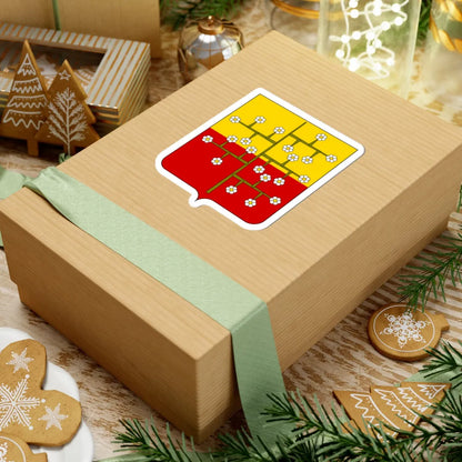 Coat of arms of the House of Malaspina Spino Fiorito 1 (Italy) (Coat of Arms) STICKER Vinyl Kiss-Cut Decal - The Sticker Space