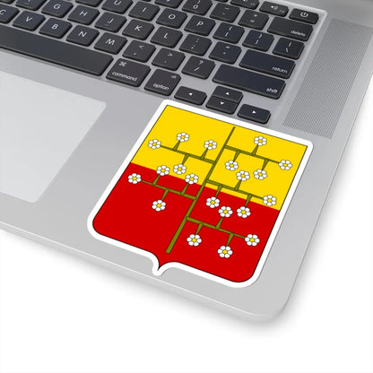 Coat of arms of the House of Malaspina Spino Fiorito 1 (Italy) (Coat of Arms) STICKER Vinyl Kiss-Cut Decal - The Sticker Space