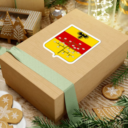 Coat of arms of the House of Malaspina Spino Fiorito 2 (Italy) (Coat of Arms) STICKER Vinyl Kiss-Cut Decal - The Sticker Space