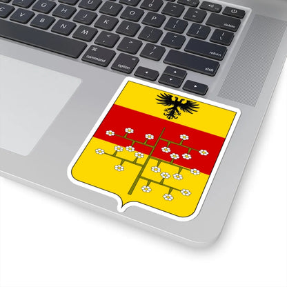 Coat of arms of the House of Malaspina Spino Fiorito 2 (Italy) (Coat of Arms) STICKER Vinyl Kiss-Cut Decal - The Sticker Space