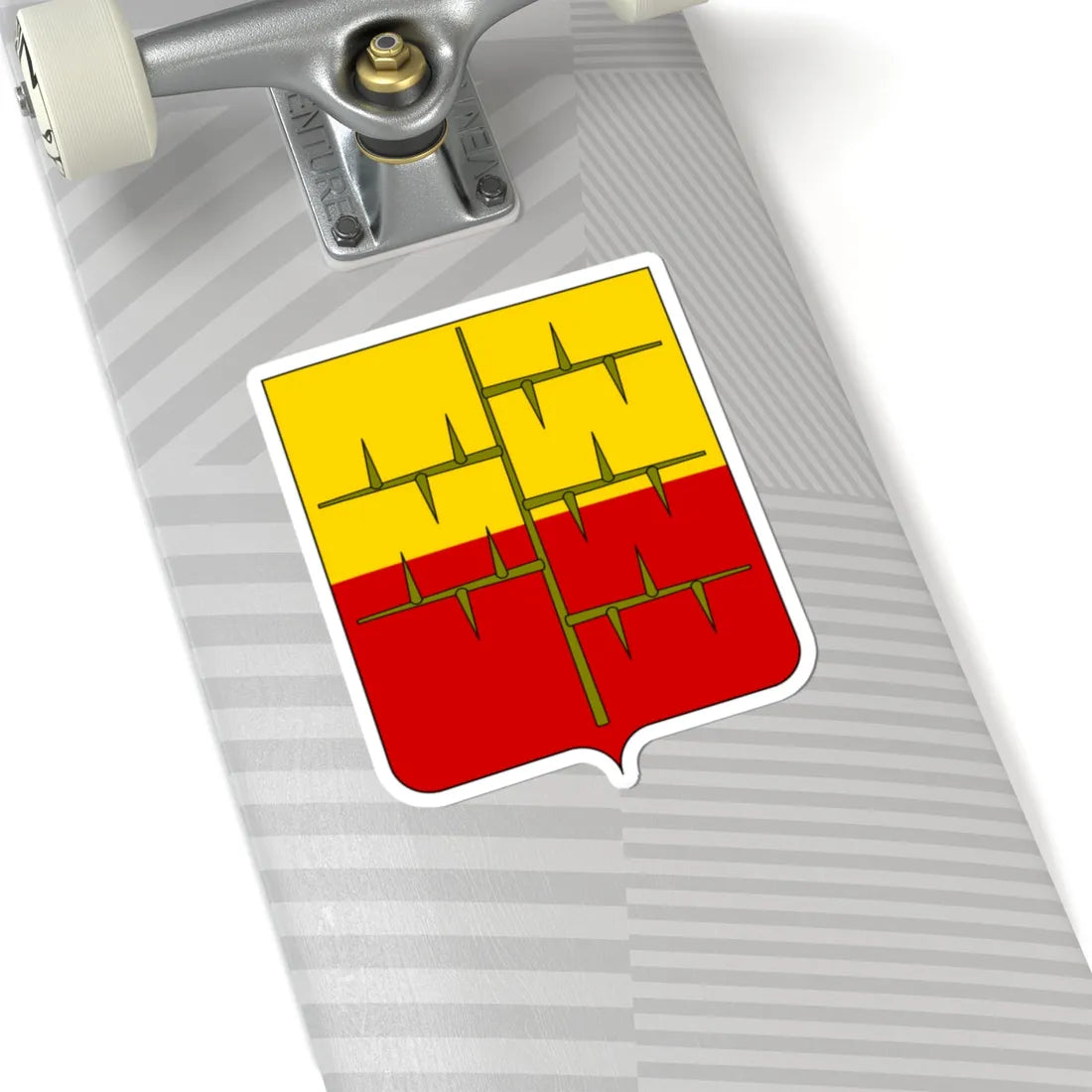 Coat of arms of the House of Malaspina Spino Secco 1 (Italy) (Coat of Arms) STICKER Vinyl Kiss-Cut Decal - The Sticker Space