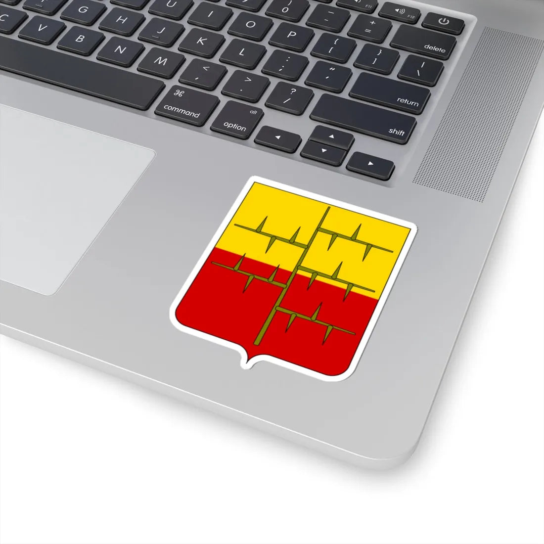 Coat of arms of the House of Malaspina Spino Secco 1 (Italy) (Coat of Arms) STICKER Vinyl Kiss-Cut Decal - The Sticker Space