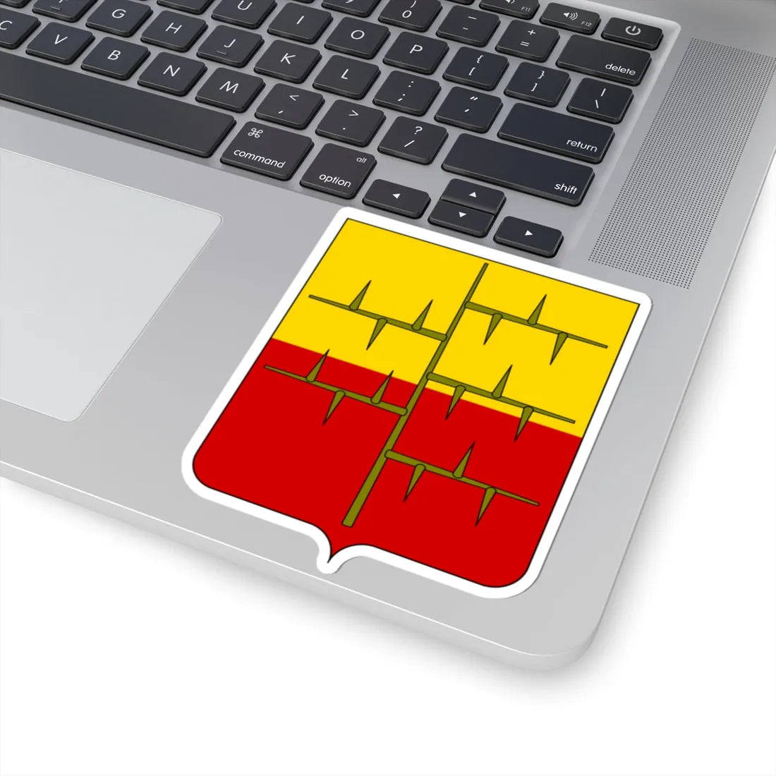 Coat of arms of the House of Malaspina Spino Secco 1 (Italy) (Coat of Arms) STICKER Vinyl Kiss-Cut Decal - The Sticker Space