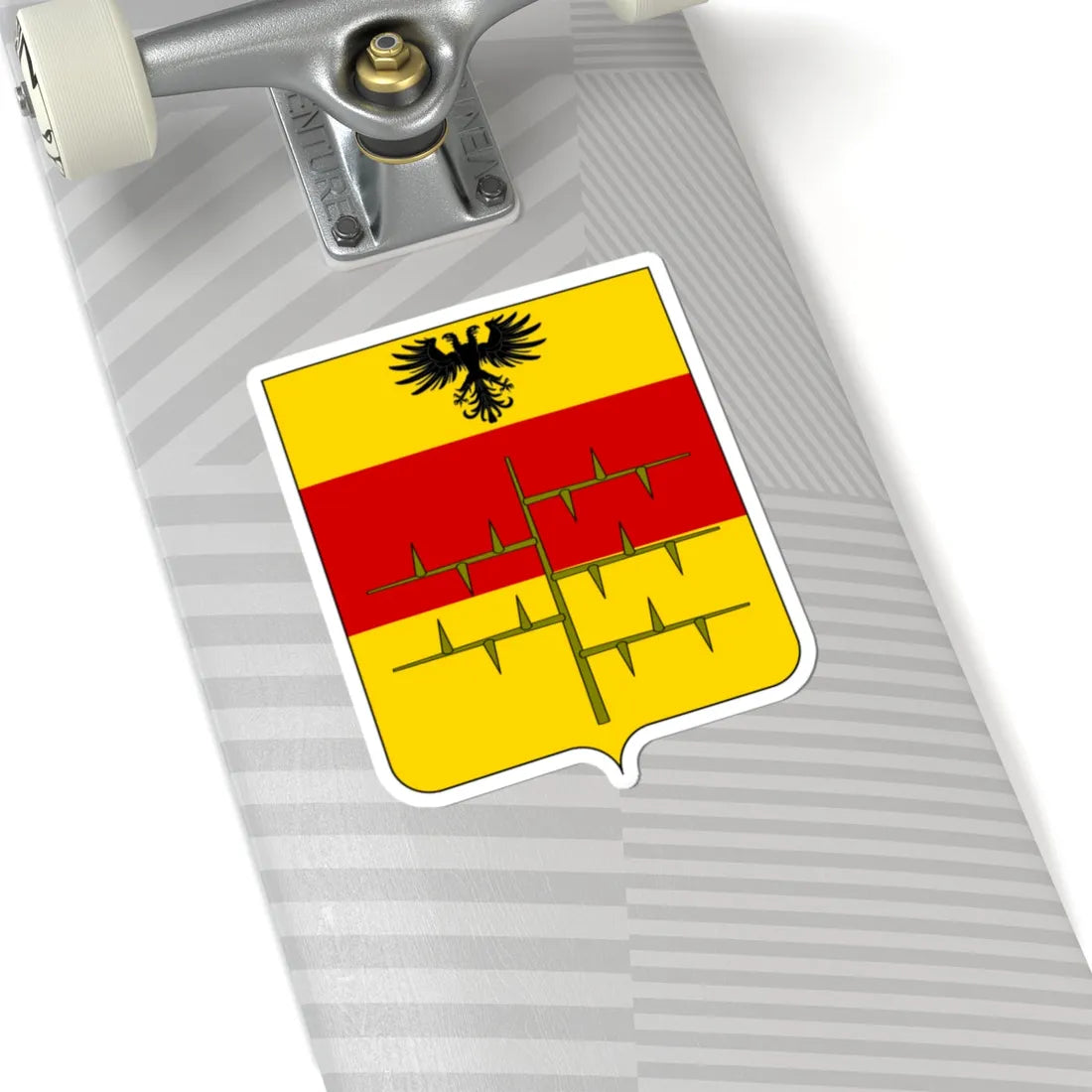 Coat of arms of the House of Malaspina Spino Secco 2 (Italy) (Coat of Arms) STICKER Vinyl Kiss-Cut Decal - The Sticker Space