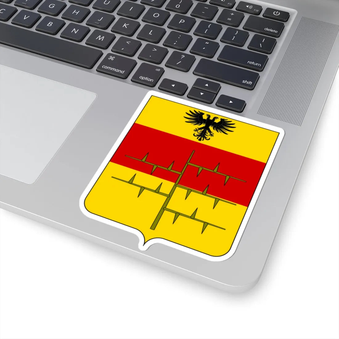 Coat of arms of the House of Malaspina Spino Secco 2 (Italy) (Coat of Arms) STICKER Vinyl Kiss-Cut Decal - The Sticker Space