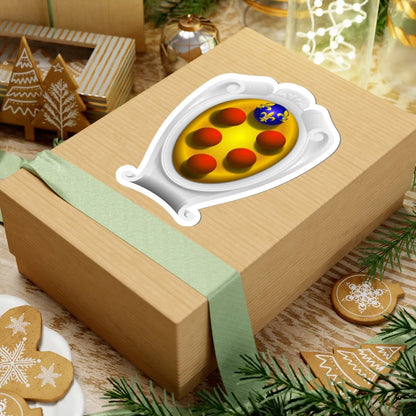 Coat of arms of the House of Medici Baroque period representation - type 2 (Italy) (Coat of Arms) STICKER Vinyl Kiss-Cut Decal - The Sticker Space