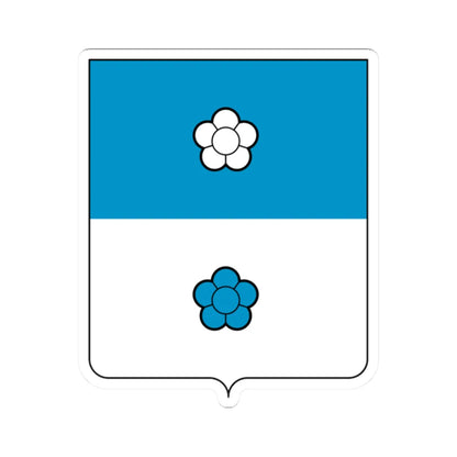 Coat of arms of the House of Mocenigo (Italy) (Coat of Arms) STICKER Vinyl Kiss-Cut Decal 2 Inch White - The Sticker Space