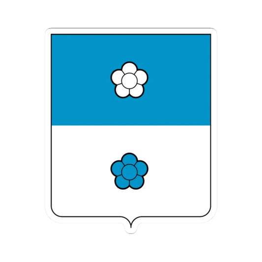 Coat of arms of the House of Mocenigo (Italy) (Coat of Arms) STICKER Vinyl Kiss-Cut Decal 2 Inch White - The Sticker Space