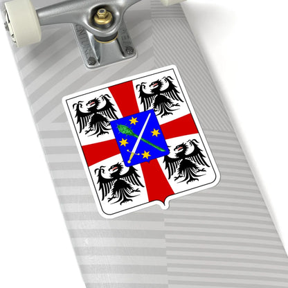 Coat of arms of the House of Nembrini Gonzaga (Italy) (Coat of Arms) STICKER Vinyl Kiss-Cut Decal - The Sticker Space