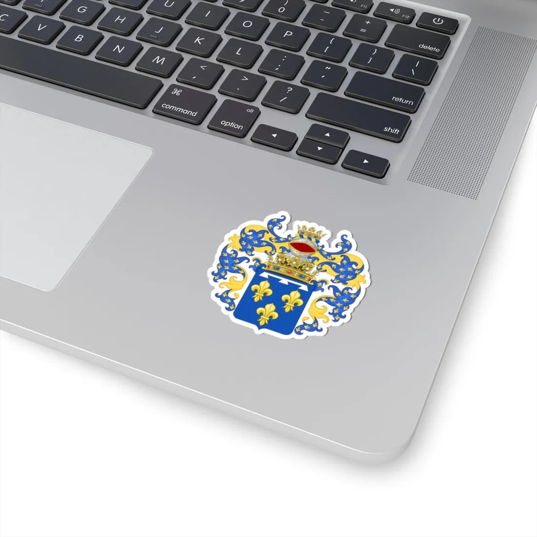 Coat of Arms of the House of Orleans-Galliera Since 1997 (Italy) (Coat of Arms) STICKER Vinyl Kiss-Cut Decal - The Sticker Space