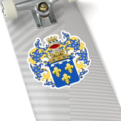 Coat of Arms of the House of Orleans-Galliera Since 1997 (Italy) (Coat of Arms) STICKER Vinyl Kiss-Cut Decal - The Sticker Space