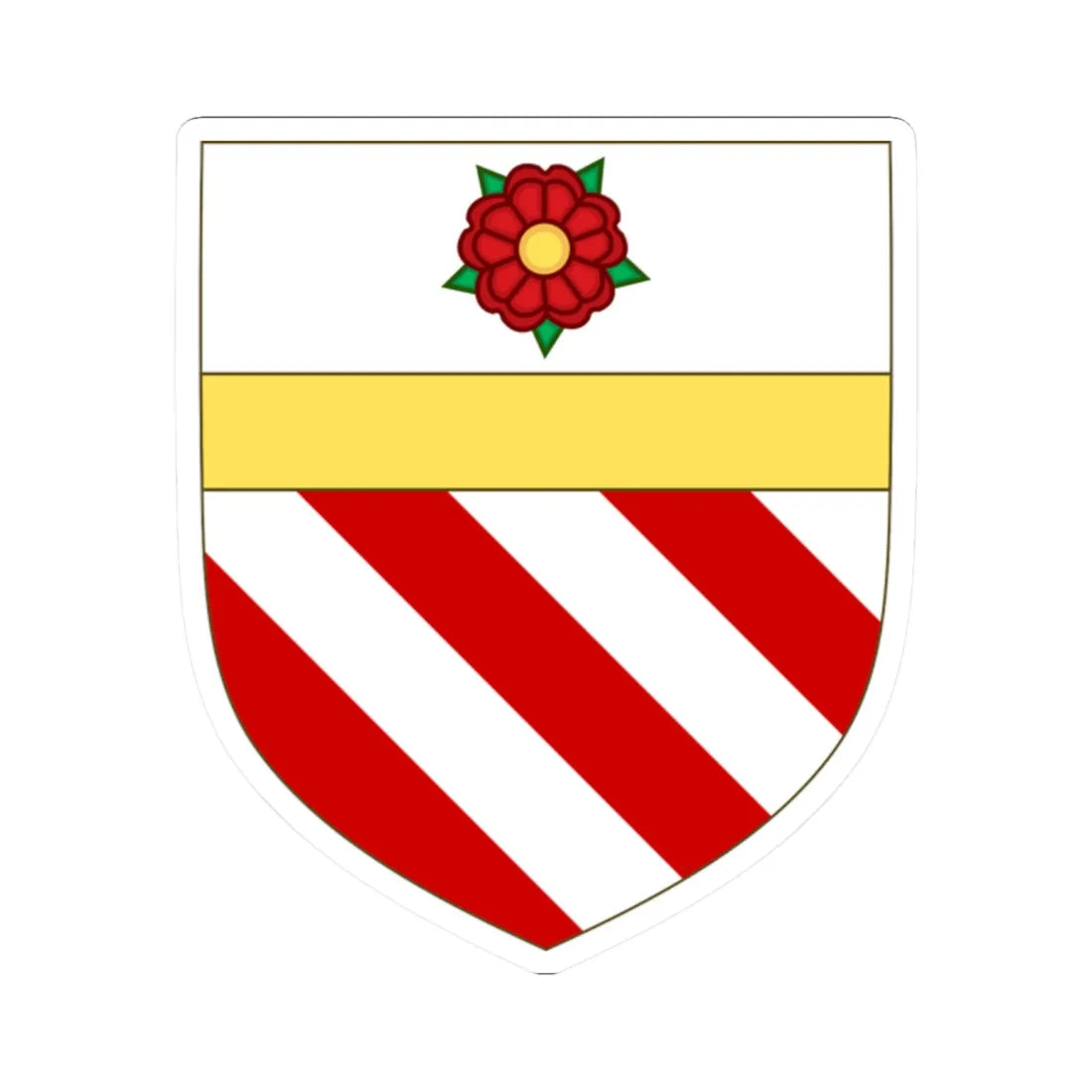 Coat of arms of the house of Orsini 2 (Italy) (Coat of Arms) STICKER Vinyl Kiss-Cut Decal 2 Inch White - The Sticker Space