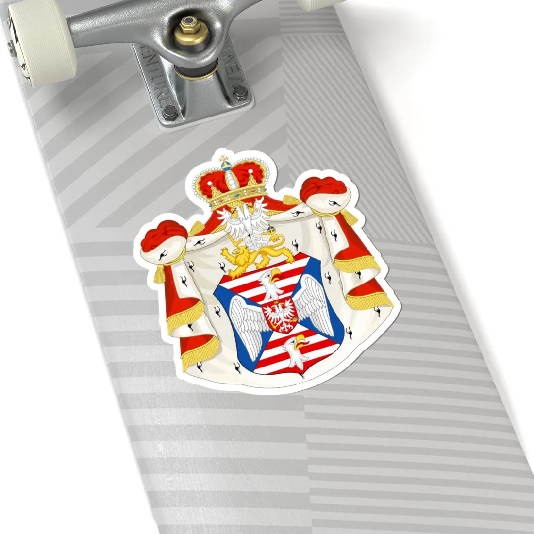 Coat of arms of the House of Petrović-Njegoš (Montenegro) (Coat of Arms) STICKER Vinyl Kiss-Cut Decal - The Sticker Space