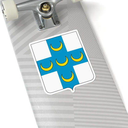 Coat of arms of the House of Piccolomini (Italy) (Coat of Arms) STICKER Vinyl Kiss-Cut Decal - The Sticker Space