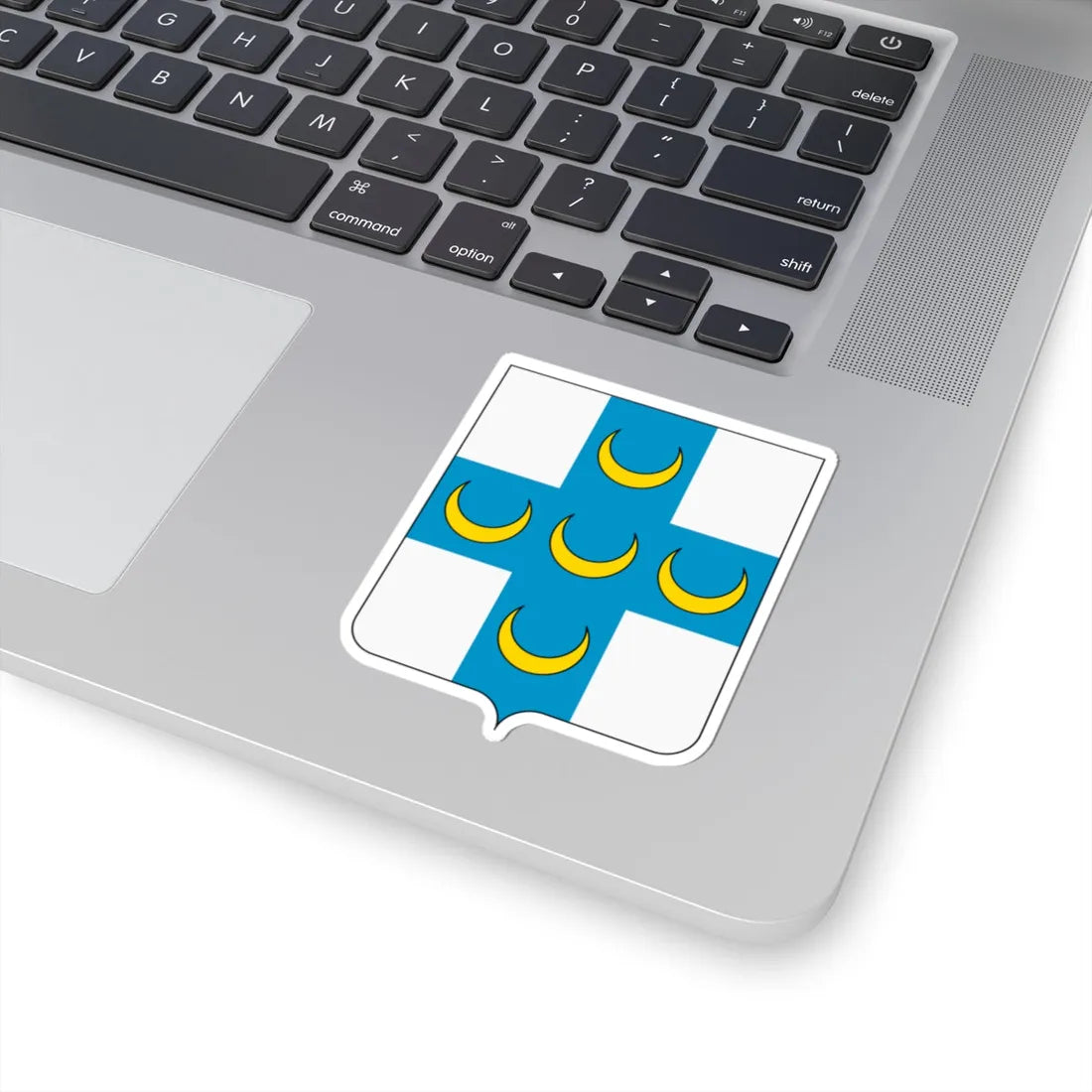 Coat of arms of the House of Piccolomini (Italy) (Coat of Arms) STICKER Vinyl Kiss-Cut Decal - The Sticker Space