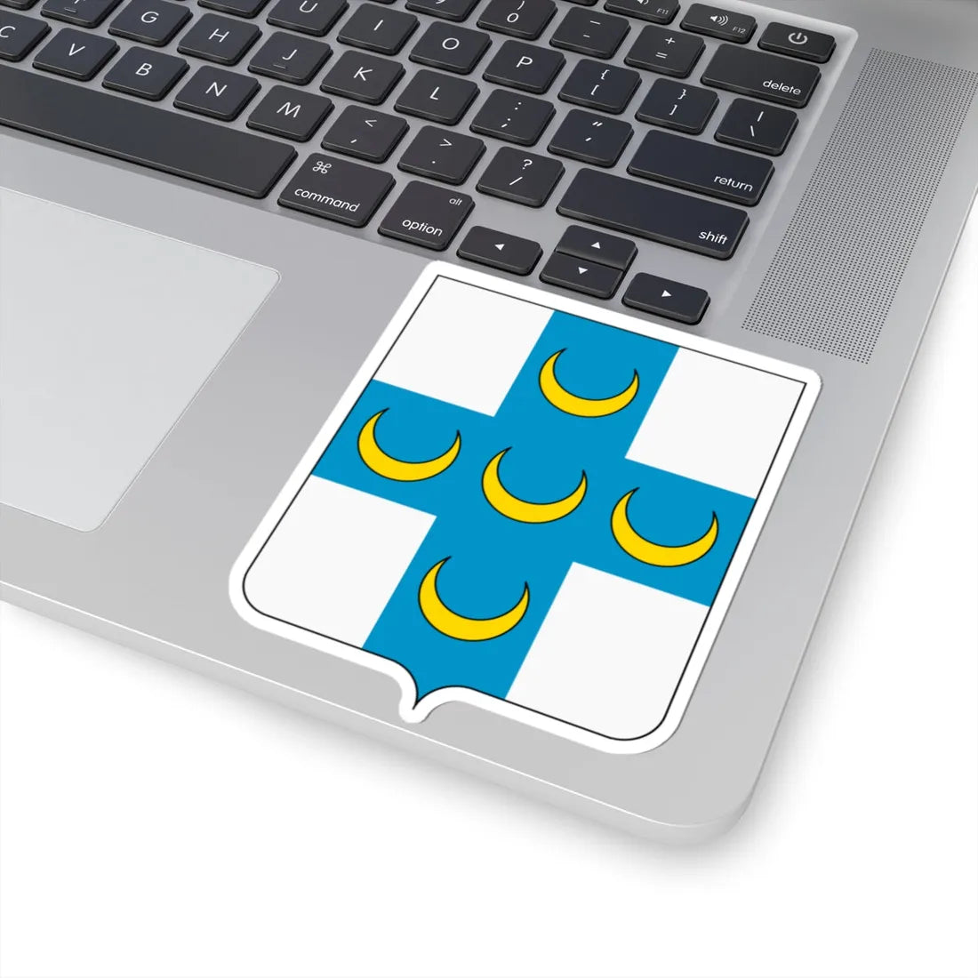 Coat of arms of the House of Piccolomini (Italy) (Coat of Arms) STICKER Vinyl Kiss-Cut Decal - The Sticker Space