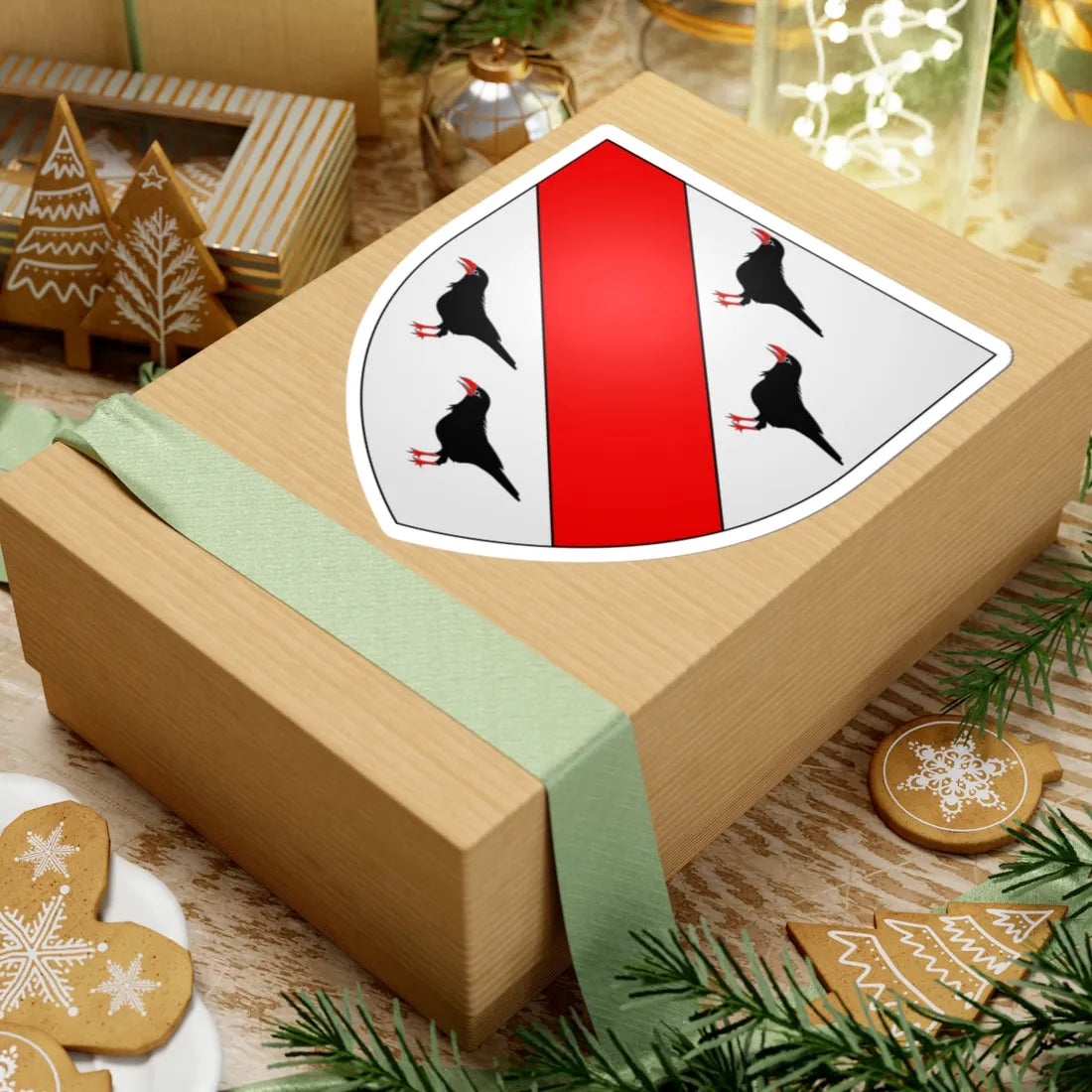 Coat of arms of the House of Polo 02 (Italy) (Coat of Arms) STICKER Vinyl Kiss-Cut Decal - The Sticker Space