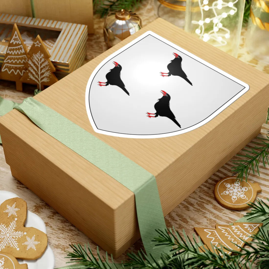 Coat of arms of the House of Polo 03 (Italy) (Coat of Arms) STICKER Vinyl Kiss-Cut Decal - The Sticker Space