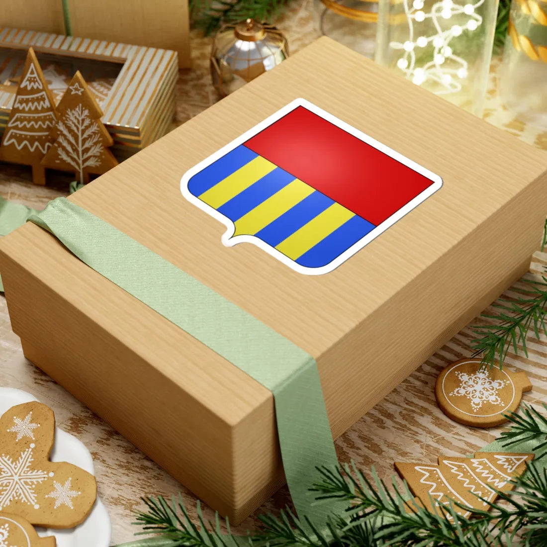 Coat of arms of the House of Priuli (Italy) (Coat of Arms) STICKER Vinyl Kiss-Cut Decal - The Sticker Space