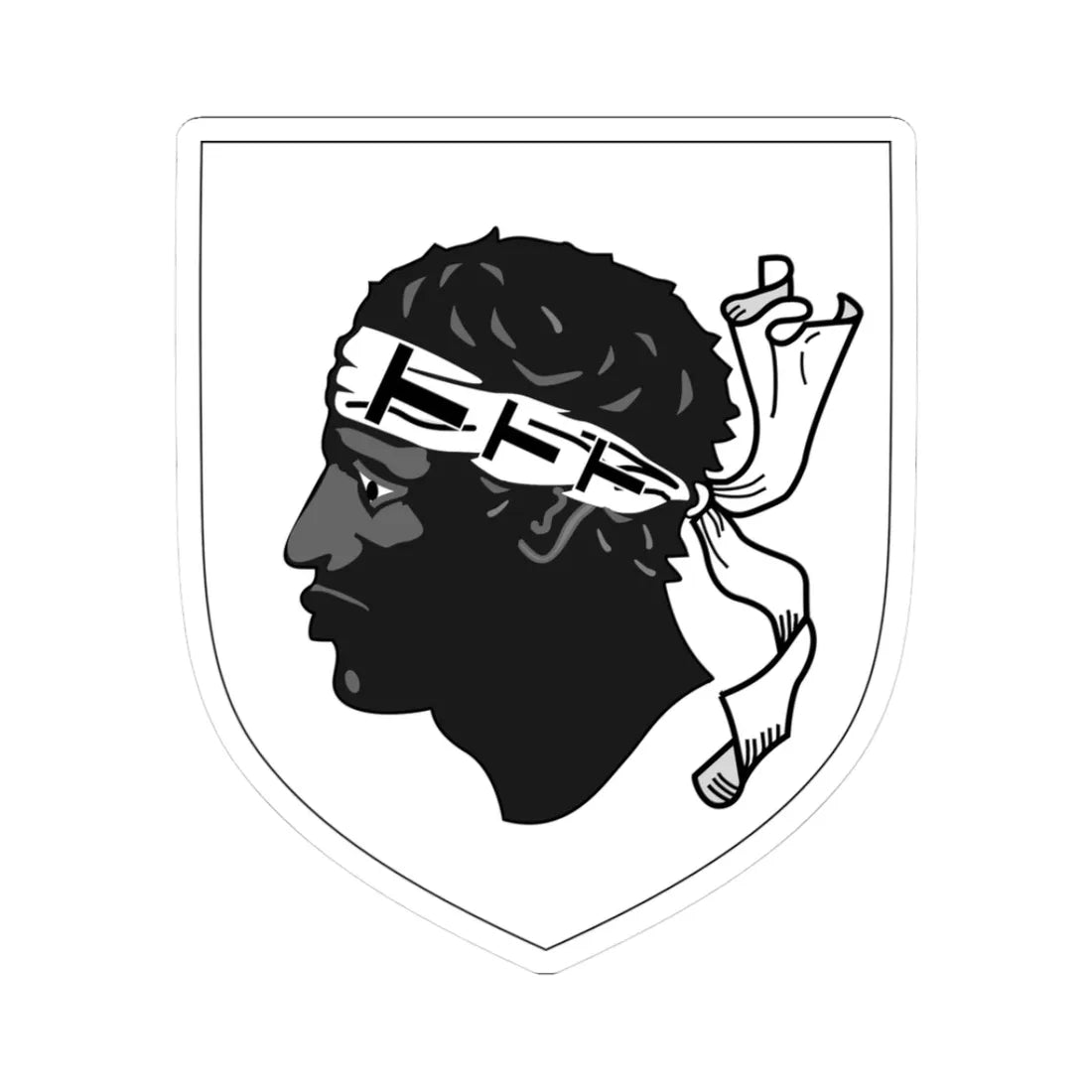 Coat of arms of the house of Pucci (Italy) (Coat of Arms) STICKER Vinyl Kiss-Cut Decal 3 Inch White - The Sticker Space