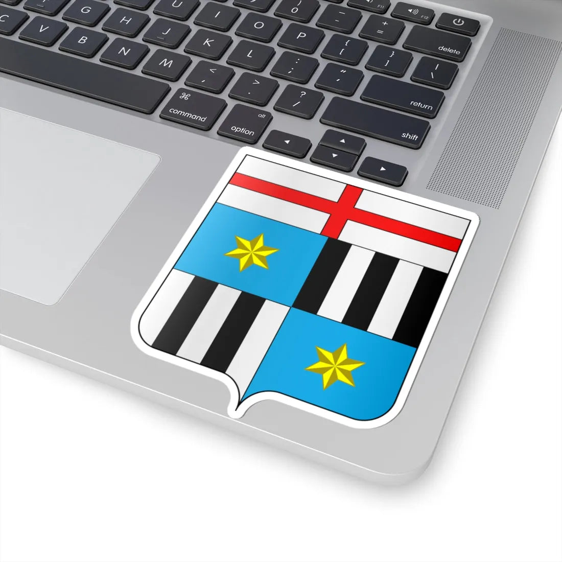 Coat of arms of the house of Sambonifacio (Italy) (Coat of Arms) STICKER Vinyl Kiss-Cut Decal - The Sticker Space