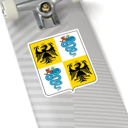 Coat of arms of the House of Sforza (Italy) (Coat of Arms) STICKER Vinyl Kiss-Cut Decal - The Sticker Space