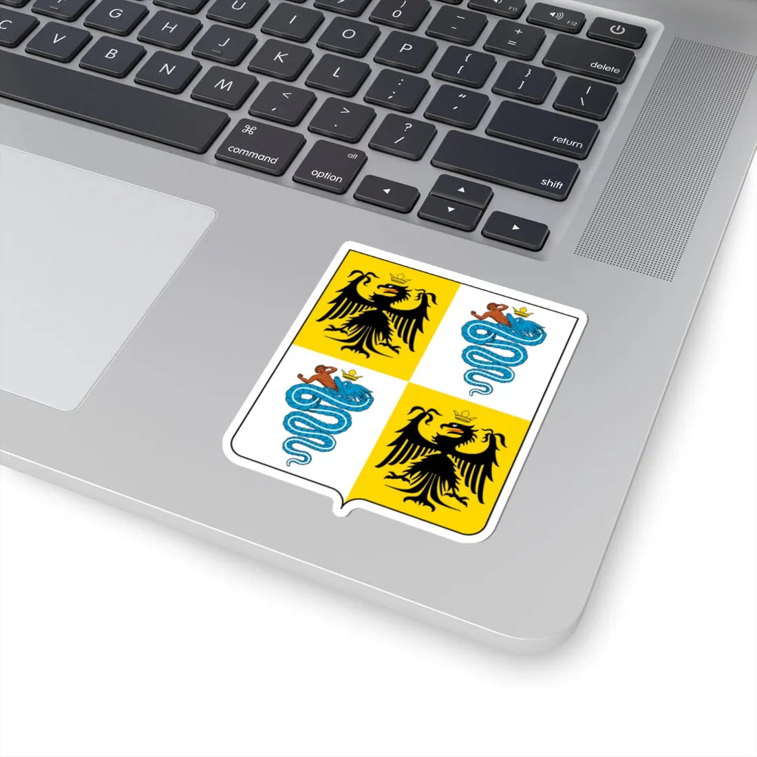 Coat of arms of the House of Sforza (Italy) (Coat of Arms) STICKER Vinyl Kiss-Cut Decal - The Sticker Space