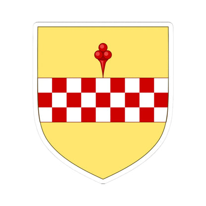 Coat of arms of the house of Spinola (Italy) (Coat of Arms) STICKER Vinyl Kiss-Cut Decal 3 Inch White - The Sticker Space