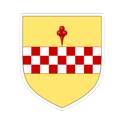 Coat of arms of the house of Spinola (Italy) (Coat of Arms) STICKER Vinyl Kiss-Cut Decal 4 Inch White - The Sticker Space