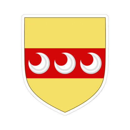 Coat of Arms of the House of Strozzi (Italy) (Coat of Arms) STICKER Vinyl Kiss-Cut Decal 6 Inch White - The Sticker Space